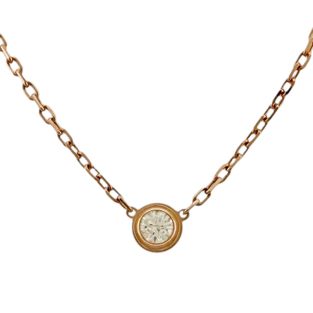 Cartier Damour Diamants Légers necklace, approximately 0.09ct diamond, 18K pi... - Picture 1 of 7
